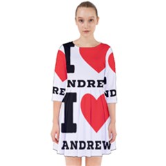 I Love Andrew Smock Dress by ilovewhateva