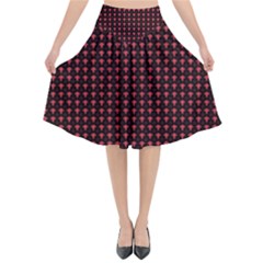 Arrow Pentagon Desktop Wallpaper Geometric Pattern Flared Midi Skirt by Jancukart