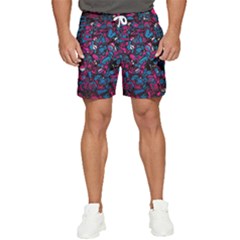 Grafitti Graffiti Abstract Artwork Digital Men s Runner Shorts by Semog4