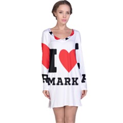 I Love Mark Long Sleeve Nightdress by ilovewhateva