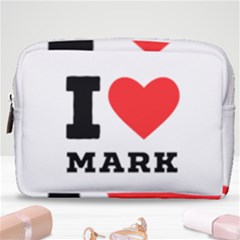 I Love Mark Make Up Pouch (medium) by ilovewhateva