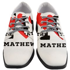 I Love Mathew Women Heeled Oxford Shoes by ilovewhateva