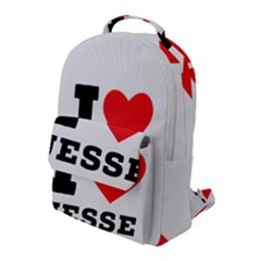 I Love Jesse Flap Pocket Backpack (large) by ilovewhateva