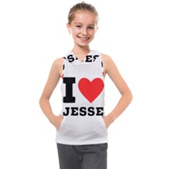 I Love Jesse Kids  Sleeveless Hoodie by ilovewhateva