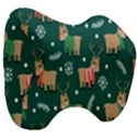 Cute Christmas Pattern Doodle Head Support Cushion View3