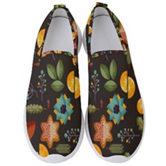 Christmas Seamless Pattern Men s Slip On Sneakers by Semog4