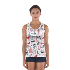 Christmas Themed Seamless Pattern Sport Tank Top  by Semog4