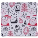 Christmas Themed Seamless Pattern Back Support Cushion View4