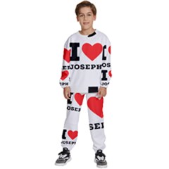 I Love Joseph Kids  Sweatshirt Set by ilovewhateva