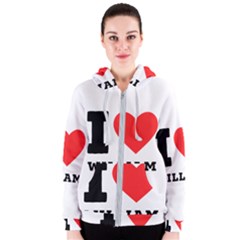 I Love William Women s Zipper Hoodie by ilovewhateva