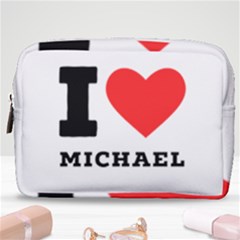 I Love Michael Make Up Pouch (medium) by ilovewhateva