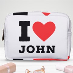 I Love John Make Up Pouch (medium) by ilovewhateva