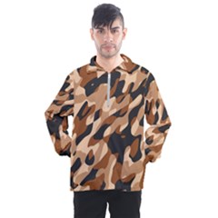 Abstract Camouflage Pattern Men s Half Zip Pullover by Jack14