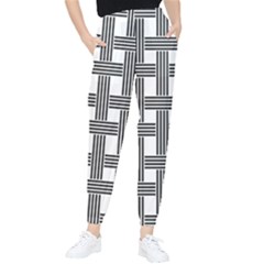 Seamless-stripe-pattern-lines Women s Tapered Pants by Semog4