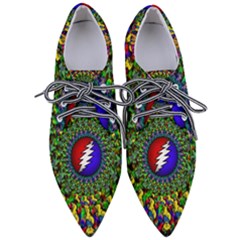 Grateful Dead Pointed Oxford Shoes by Semog4