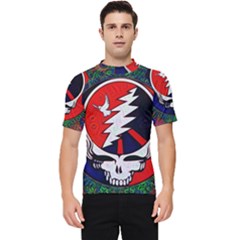 Grateful Dead Men s Short Sleeve Rash Guard by Semog4