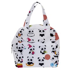 Playing Pandas Cartoons Boxy Hand Bag by Semog4