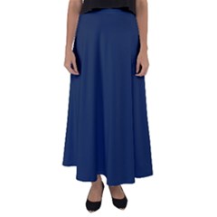 Sapphire Elegance Flared Maxi Skirt by HWDesign