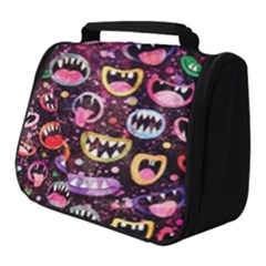 Funny Monster Mouths Full Print Travel Pouch (small) by Salman4z