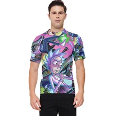 Rick And Morty Time Travel Ultra Men s Short Sleeve Rash Guard by Salman4z