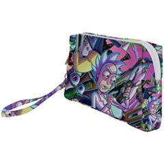 Rick And Morty Time Travel Ultra Wristlet Pouch Bag (small) by Salman4z