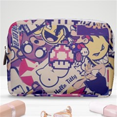 Retro Cartoon Hello Titty Parody Make Up Pouch (medium) by Salman4z