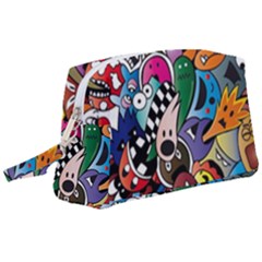 Cartoon Explosion Cartoon Characters Funny Wristlet Pouch Bag (large) by Salman4z