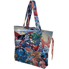 80 s Cartoons Cartoon Masters Of The Universe Drawstring Tote Bag by Salman4z