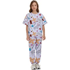 Medicine Kids  Tee And Pants Sports Set by SychEva