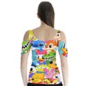 Illustration Cartoon Character Animal Cute Butterfly Sleeve Cutout Tee  View2