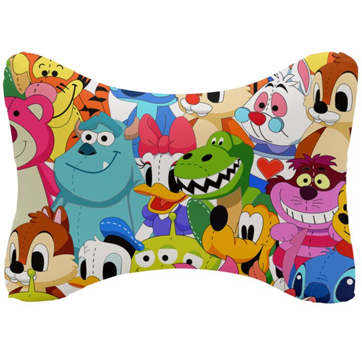 Illustration Cartoon Character Animal Cute Seat Head Rest Cushion