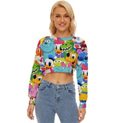 Illustration Cartoon Character Animal Cute Lightweight Long Sleeve Sweatshirt by Sudheng