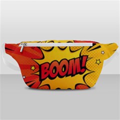 Explosion Boom Pop Art Style Waist Bag  by Sudheng