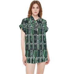 Printed Circuit Board Circuits Chiffon Lounge Set by Celenk