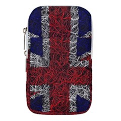 Union Jack Flag Uk Patriotic Waist Pouch (small) by Celenk