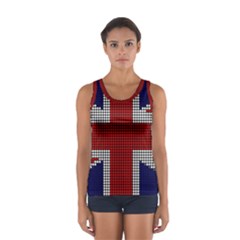 Union Jack Flag British Flag Sport Tank Top  by Celenk