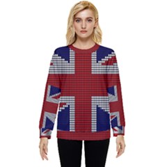 Union Jack Flag British Flag Hidden Pocket Sweatshirt by Celenk