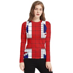 Union Jack Flag Uk Patriotic Women s Long Sleeve Rash Guard by Celenk