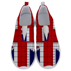 Union Jack Flag Uk Patriotic No Lace Lightweight Shoes by Celenk