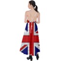 Union Jack Flag Uk Patriotic Tie Back Maxi Dress View2