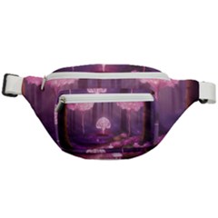 Trees Forest Landscape Nature Neon Fanny Pack by Uceng