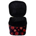 Watercolor Strawberry Make Up Travel Bag (Small) View3