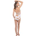 Oranges Halter Front Plunge Swimsuit View2