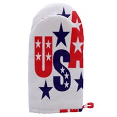 Usa Stars Fourth Of July Symbol America Usa Stars Microwave Oven Glove by Wegoenart