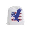 Usa Flag Eagle Symbol American Bald Eagle Country Drawstring Pouch (Large) View1