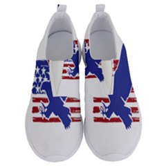 Usa Flag Eagle Symbol American Bald Eagle Country No Lace Lightweight Shoes by Wegoenart