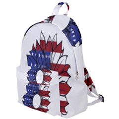 Us Flag Flower Sunshine Flag America Usa The Plain Backpack by Wegoenart