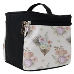 Roses-white Make Up Travel Bag (small) by nateshop