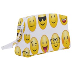 Smilie 123 Wristlet Pouch Bag (large) by nateshop