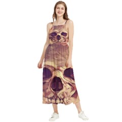 Day-of-the-dead Boho Sleeveless Summer Dress by nateshop